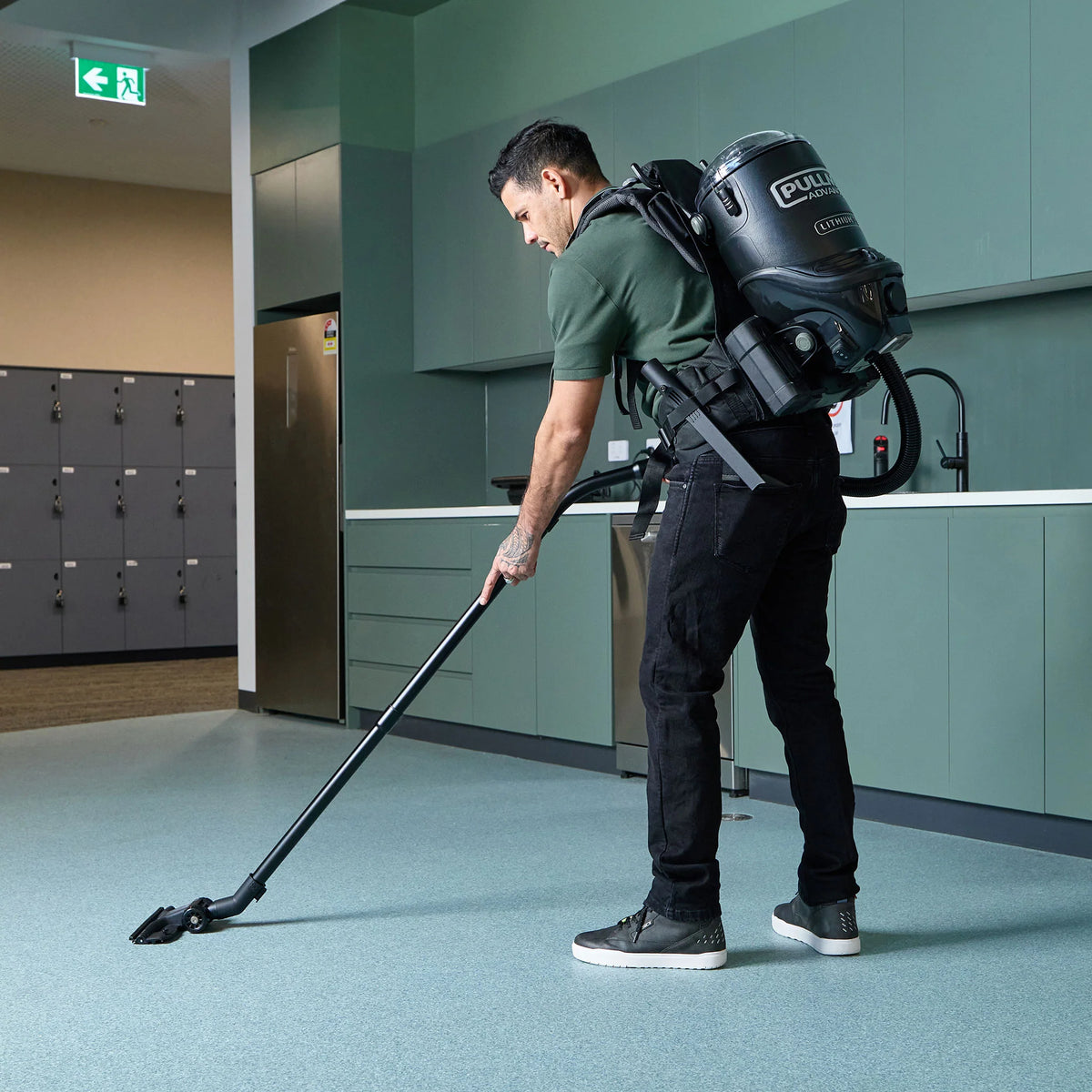 Pullman Advance Lithium PL950 Backpack Vacuum Cleaner (New Black Model)