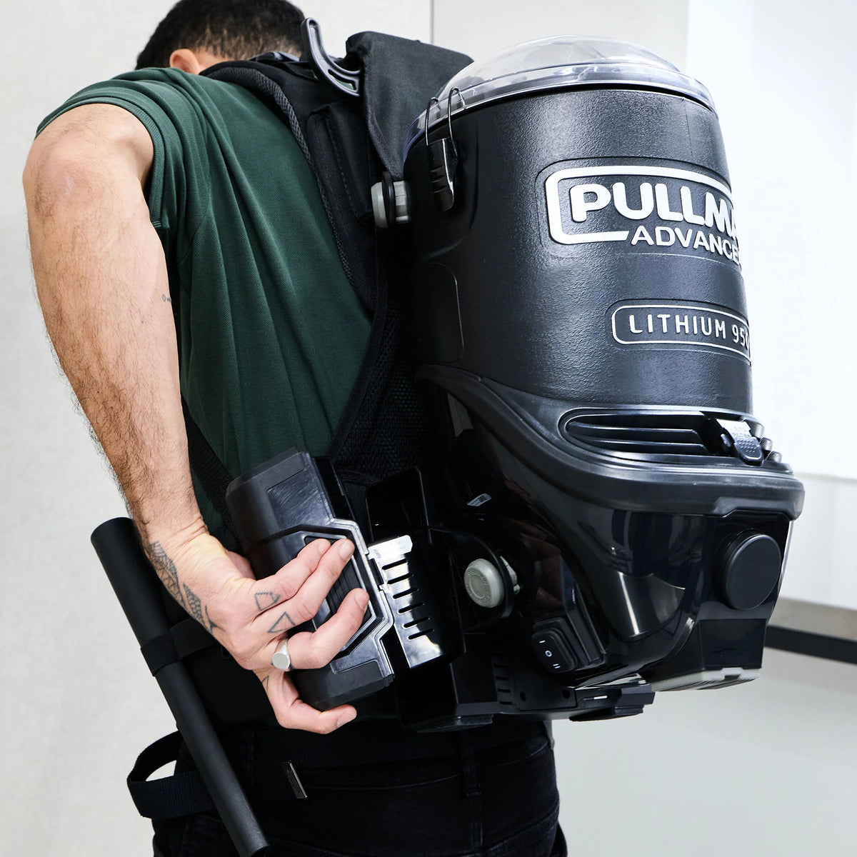Pullman Advance Lithium PL950 Backpack Vacuum Cleaner (New Black Model)