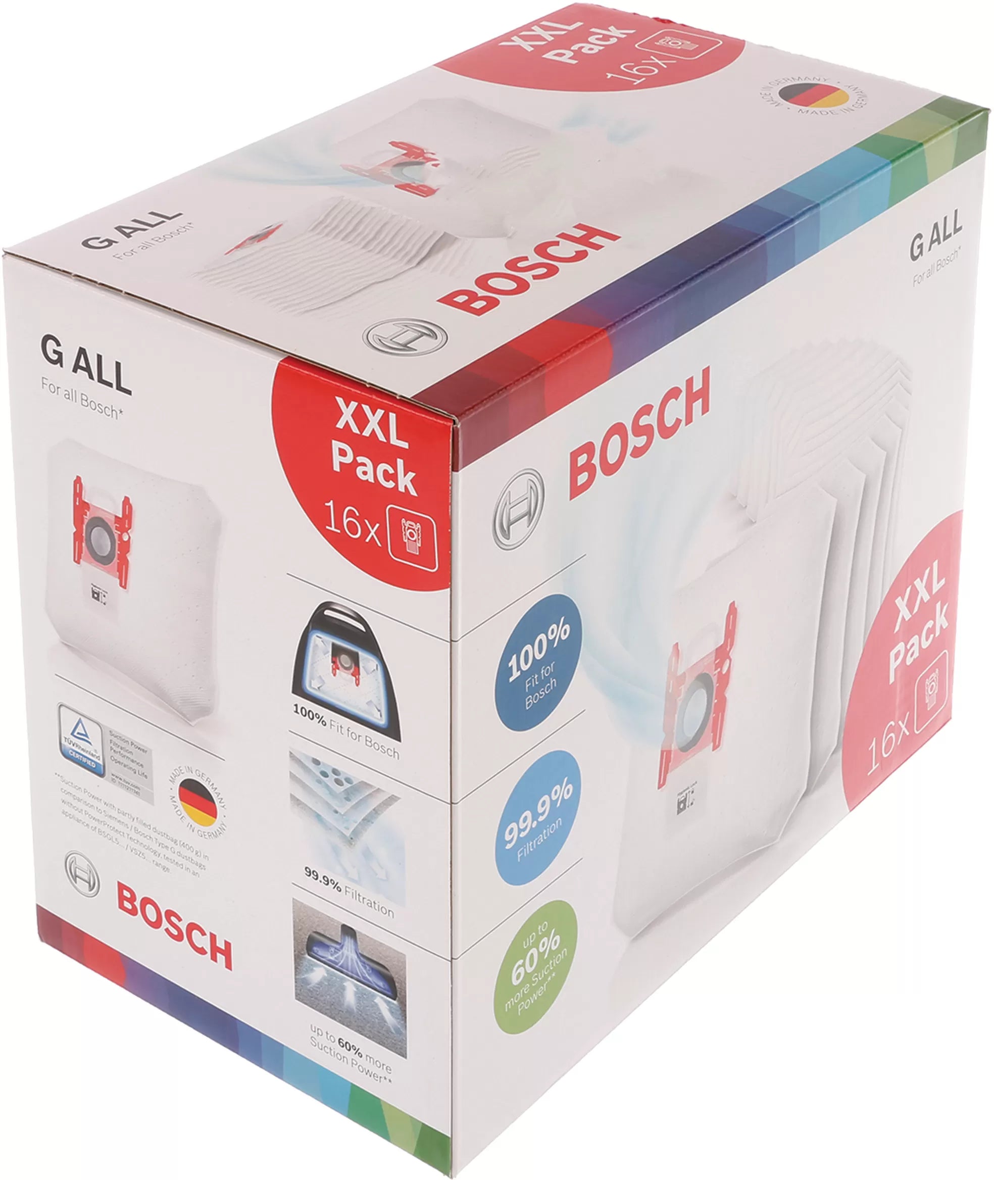Bosch Vacuum cleaner Bag Type G ALL 16Pkt