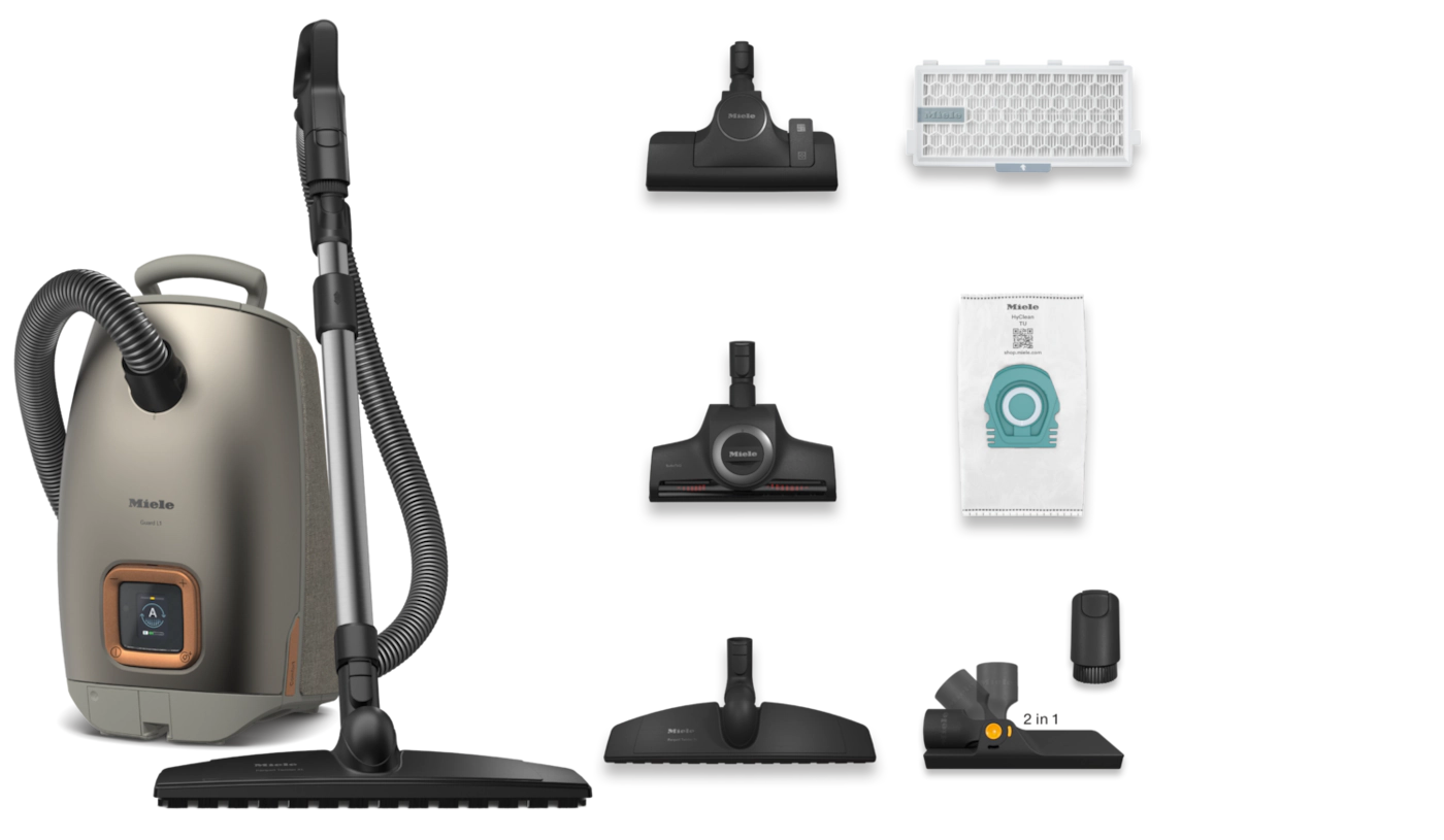 Miele Guard L1 Comfort XL Bagged Vacuum Titanium Pearl