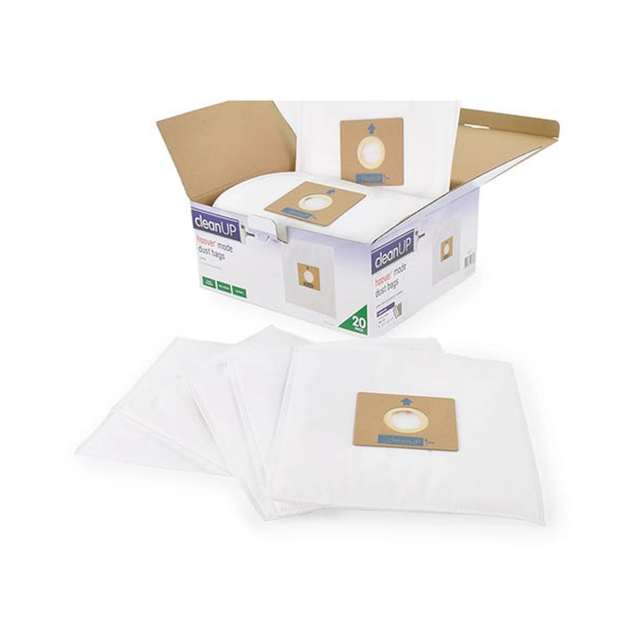 CleanUp Hoover Action / Mode Vacuum Bags 20 Pack