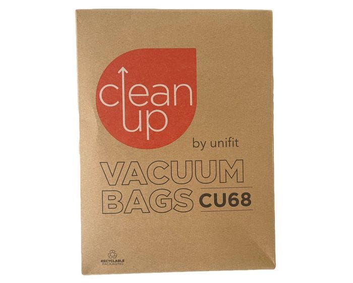 Clean Up CU68 Synthetic Vacuum Cleaner Bags 10pkt To Suit Numatic Henry & George