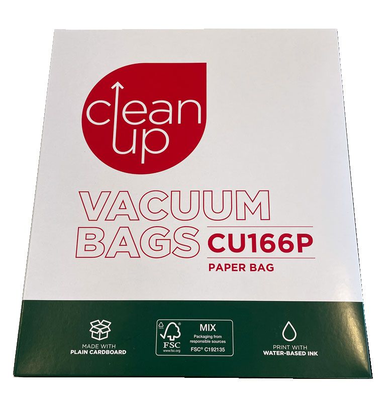 Clean Up CU166P Vacuum Cleaner Bags for Wertheim 3030, 3030T, XL180