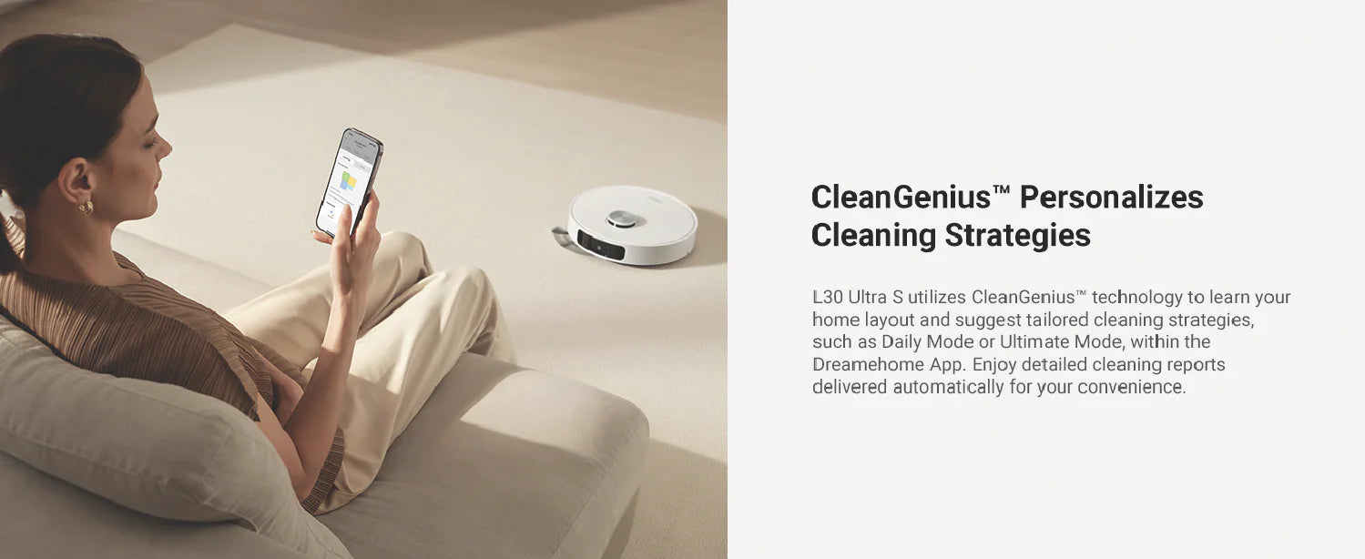 Dreame L30 Ultra S Robot Vacuum and Mop with Self-Cleaning and Auto-Empty