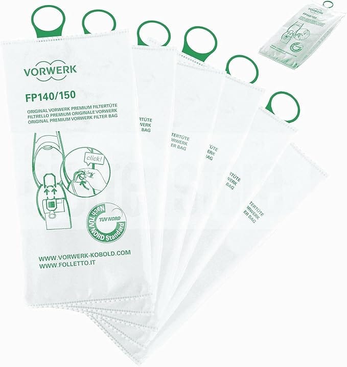 Vorwerk Kobold VK140 VK150 Bags 6pkt (Genuine)