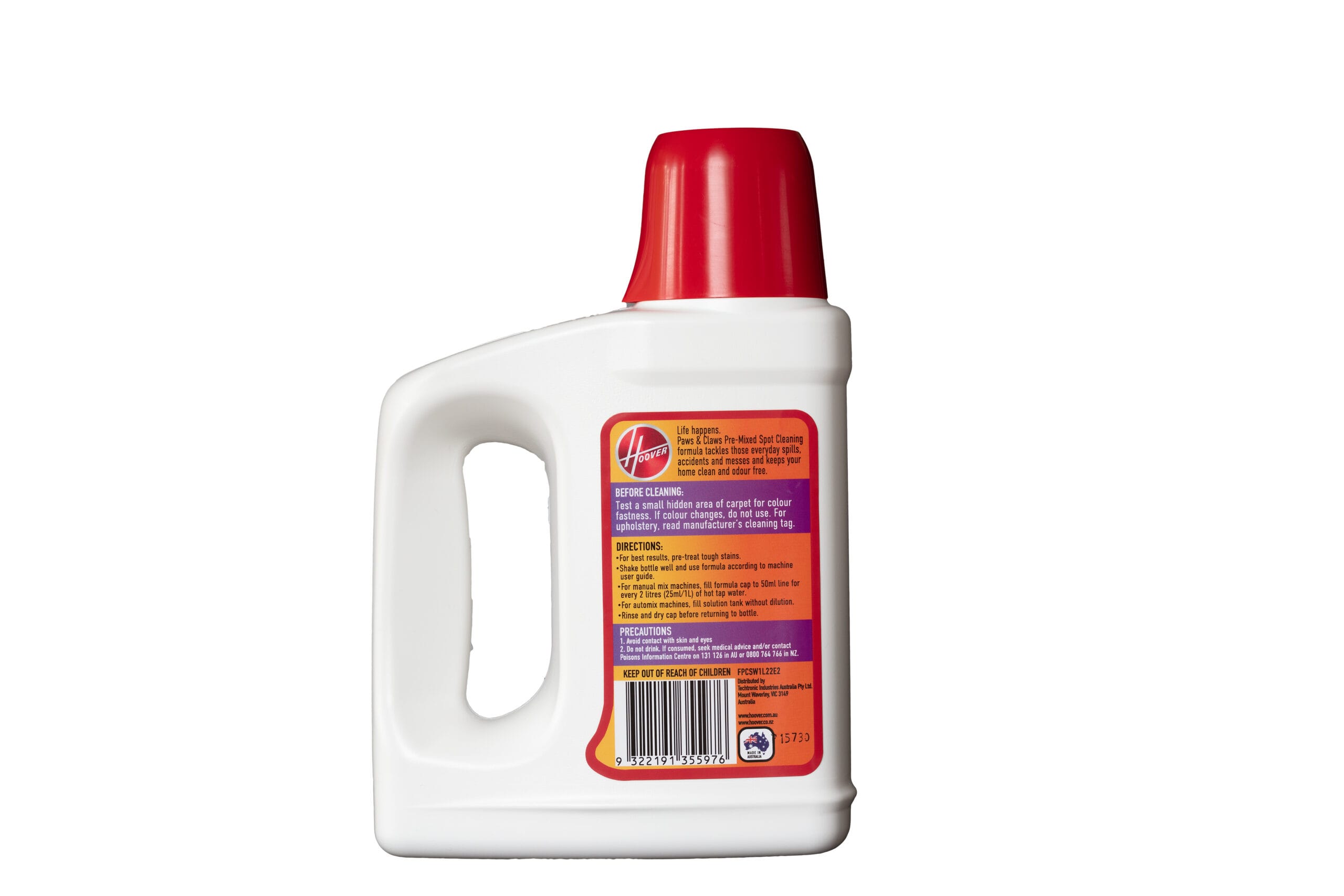 Hoover Paws & Claws Spot Wash Solution. 1L