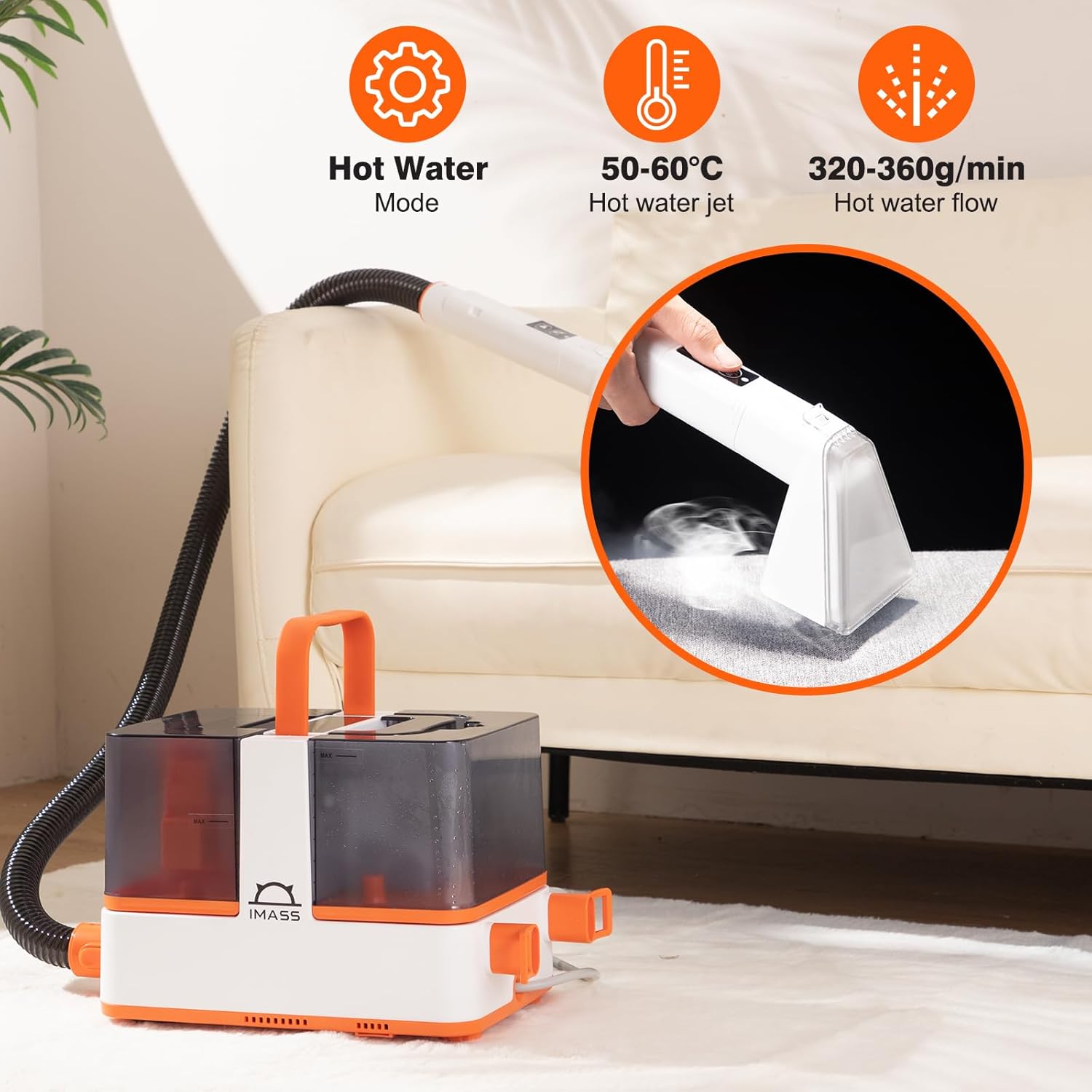 IMASS Spot Steam Vacuum Cleaner Tornado T4