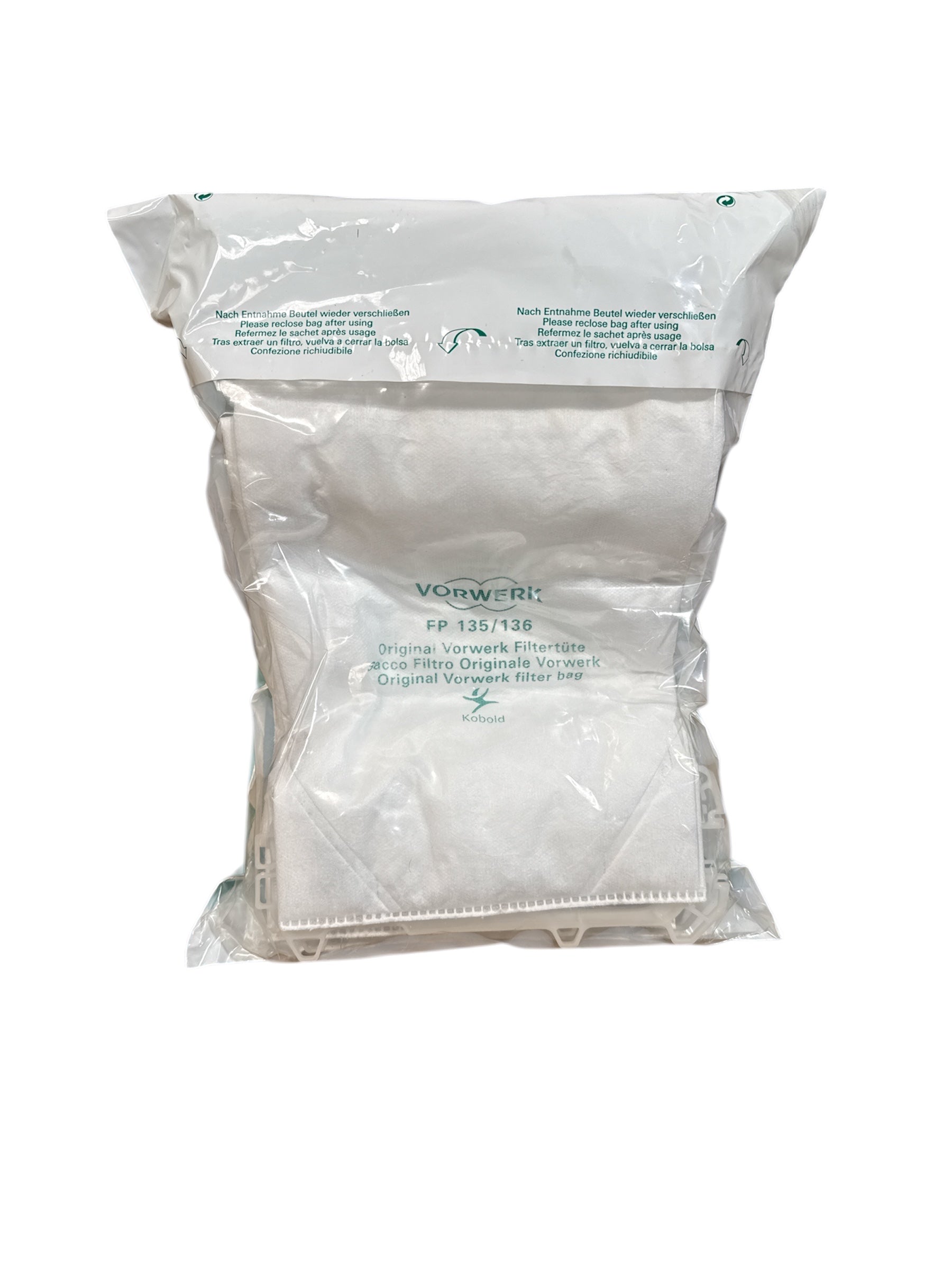Vorwerk Kobold FP135 FP136 6Pkt Bags (Genuine)