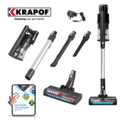 KRAPOF® Super Slim Power Vac Cordless Stick Vacuum + Extra FREE Second Battery