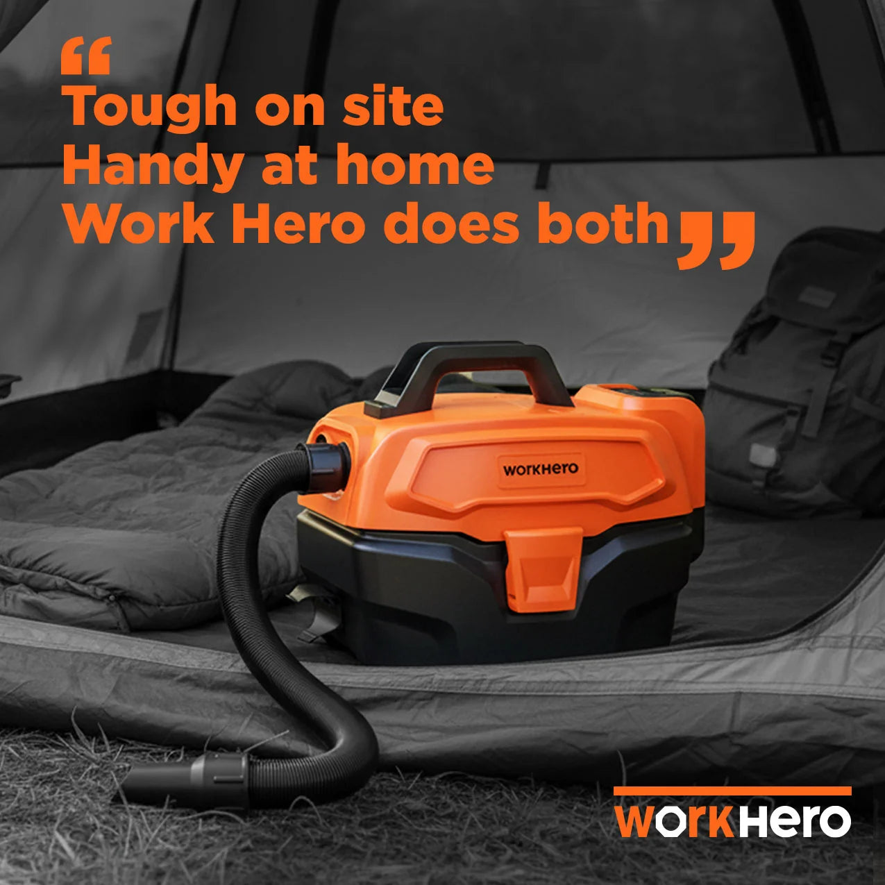 Work Hero Tradie Cordless Wet & Dry Vacuum Cleaner & Blower WD600